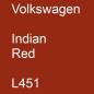 Preview: Volkswagen, Indian Red, L451.